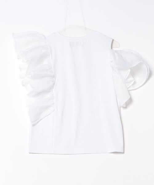 ドノバン♡タグ付き ドットフリルショルダーＴシャツ ドットフリルショルダーTee（Tシャツ/カットソー）｜DONOBAN