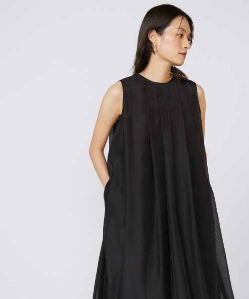 美品　INED シースルーワンピース イネド INED シースルーワンピース （ブラック） - ファッション