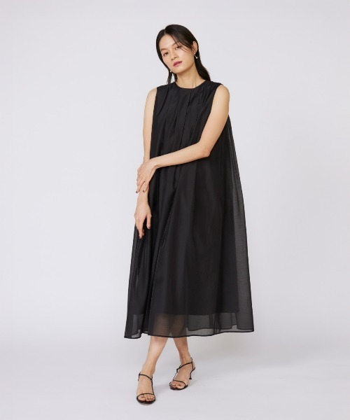 INED(イネド)の「シースルーワンピース(ワンピース・レディース・ブラック/パープル/ベージュ・7号/9号)」の17枚目の写真