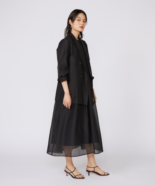 INED(イネド)の「シースルーワンピース(ワンピース・レディース・ブラック/パープル/ベージュ・7号/9号)」の20枚目の写真