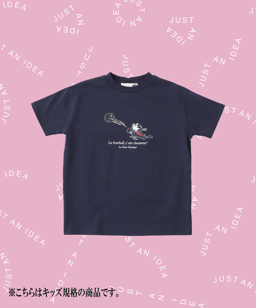 PARIS SAINT-GERMAIN(パリサンジェルマン)の「【Le Petit Nicolas*PSG】 Football Tee kids ※キッズサイズ(Tシャツ/カットソー・メンズ・ネイビー/ホワイト・15 /130)」の2枚目の写真