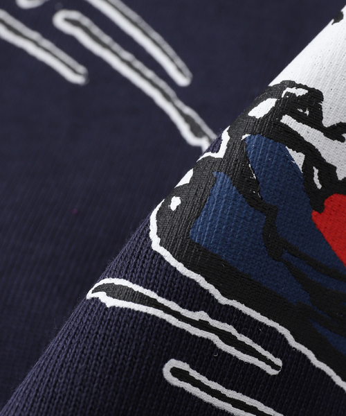 PARIS SAINT-GERMAIN(パリサンジェルマン)の「【Le Petit Nicolas*PSG】 Football Tee kids ※キッズサイズ(Tシャツ/カットソー・メンズ・ネイビー/ホワイト・15 /130)」の3枚目の写真