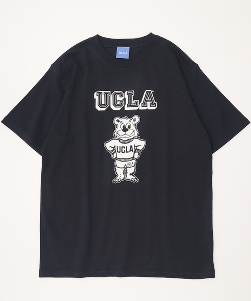 UCLA（ユーシーエルエー）の「【UCLA】　ジョー・ブルーインキャラクターＴシャツ/アイビーリーグＴシャツ（Tシャツ/カットソー・メンズ・ホワイト/ネイビー・XL/L/M）」の5枚目の写真