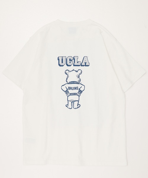 UCLA（ユーシーエルエー）の「【UCLA】　ジョー・ブルーインキャラクターＴシャツ/アイビーリーグＴシャツ（Tシャツ/カットソー・メンズ・ホワイト/ネイビー・XL/L/M）」の4枚目の写真