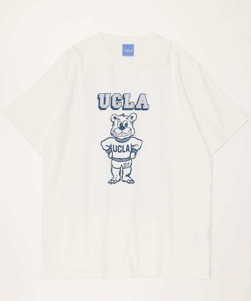 UCLA（ユーシーエルエー）の「【UCLA】　ジョー・ブルーインキャラクターＴシャツ/アイビーリーグＴシャツ（Tシャツ/カットソー・メンズ・ホワイト/ネイビー・XL/L/M）」の3枚目の写真