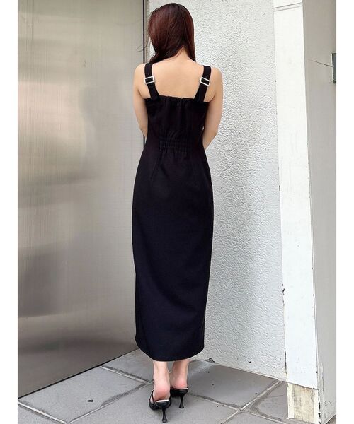 MERCURYDUO（マーキュリーデュオ）の「ベアナローワンピース（ワンピース・レディース・ブラック/ベージュ・SMALL/MEDIUM）」の17枚目の写真