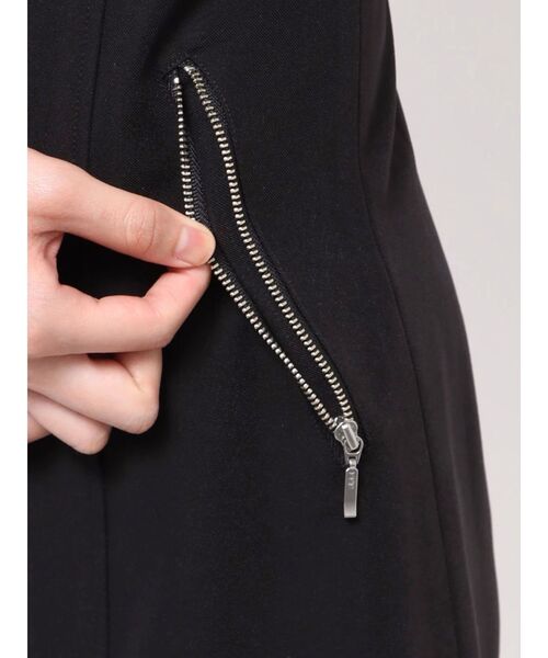 MERCURYDUO（マーキュリーデュオ）の「ベアナローワンピース（ワンピース・レディース・ブラック/ベージュ・SMALL/MEDIUM）」の8枚目の写真