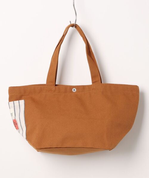 SNOOPY×OLD BETTY'S（スヌーピーカケルオールドベティーズ）の「SNOOPY Heavy Canvas Lunch Bag (HOUSE)（トートバッグ・レディース・ネイビー/キャメル/オリーブ・FREE）」の7枚目の写真