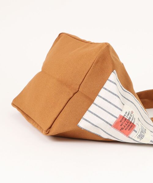 SNOOPY×OLD BETTY'S（スヌーピーカケルオールドベティーズ）の「SNOOPY Heavy Canvas Lunch Bag (HOUSE)（トートバッグ・レディース・ネイビー/キャメル/オリーブ・FREE）」の8枚目の写真