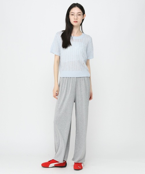 3.3 Field Trip （3.3フィールドトリップ）の「3.3 Field Trip／バンディングパンツ（スウェットパンツ・レディース・ブラック/ライトブルー/グレー・FREE）」の5枚目の写真