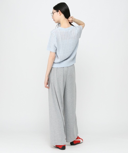 3.3 Field Trip （3.3フィールドトリップ）の「3.3 Field Trip／バンディングパンツ（スウェットパンツ・レディース・ブラック/ライトブルー/グレー・FREE）」の6枚目の写真