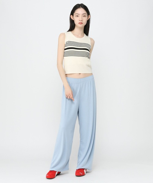 3.3 Field Trip （3.3フィールドトリップ）の「3.3 Field Trip／バンディングパンツ（スウェットパンツ・レディース・ブラック/ライトブルー/グレー・FREE）」の9枚目の写真