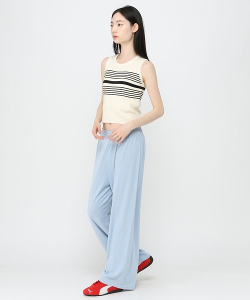 3.3 Field Trip （3.3フィールドトリップ）の「3.3 Field Trip／バンディングパンツ（スウェットパンツ・レディース・ブラック/ライトブルー/グレー・FREE）」の10枚目の写真