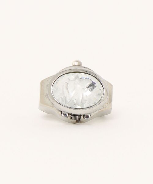 Burner(バーナー)の「【OKUOKU 0909】watch ring 指輪時計 アソート マルチカラー フリーサイズ仕様 oku-ring-g7【GBT】(リング・メンズ・シルバー系その他3/レッド系その他2/ゴールド/シルバー系その他/ピンクゴールド/ゴールド系その他/ブラック系1/ホワイト系その他/ゴールド系2/ブラウン/ホワイト/コバルトブルー/ネイビー/パープル/イエロー/ピンク系その他2/ゴールド系3/ブラック系その他3/イエロー系その他2/ホワイト系その他2/シルバー/シルバー系その他2/ブラック系その他/ゴールド系その他4/ブルー系その他2/ブラック系その他2/ゴールド系/ゴールド系その他3/ゴールド系その他2/ブラック/オレンジ系その他2/カリビアンブルー/レッド系その他3/ピンク/グリーン/レッド/シルバー系3・FREE)」の2枚目の写真