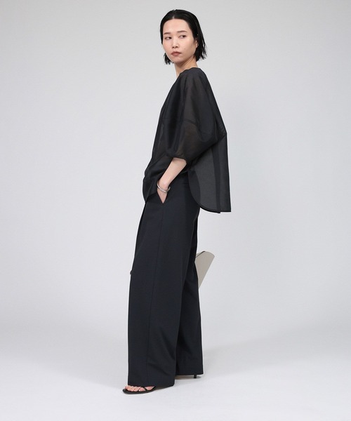 BABYLONE(バビロン)の「ランタンスリーブブラウス(シャツ/ブラウス・レディース・ブラック/ピンク/ホワイト・フリー)」の9枚目の写真