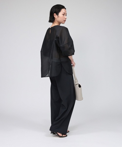 BABYLONE(バビロン)の「ランタンスリーブブラウス(シャツ/ブラウス・レディース・ブラック/ピンク/ホワイト・フリー)」の10枚目の写真