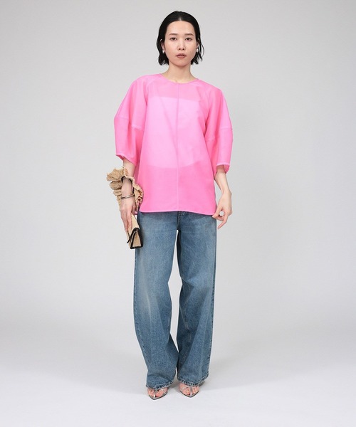 BABYLONE(バビロン)の「ランタンスリーブブラウス(シャツ/ブラウス・レディース・ブラック/ピンク/ホワイト・フリー)」の17枚目の写真