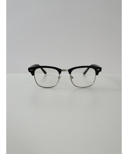 Lynn.（リン）の「Wednesday classic brow glasses / UVカットレンズ サーモントフレームメガネ（メガネ・レディース・ブラック/ブラウン・FREE）」の7枚目の写真