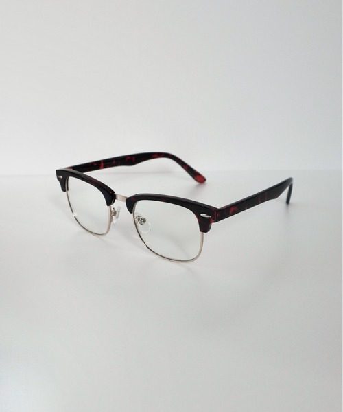 Lynn.（リン）の「Wednesday classic brow glasses / UVカットレンズ サーモントフレームメガネ（メガネ・レディース・ブラック/ブラウン・FREE）」の9枚目の写真