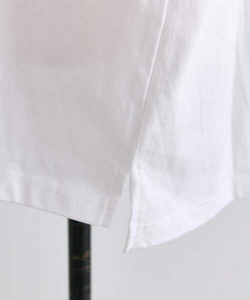 ear PAPILLONNER（イアパピヨネ）の「sampo×ear ワオキツネザル/刺しゅうTシャツ（Tシャツ/カットソー・レディース・ホワイト・FREE）」の14枚目の写真