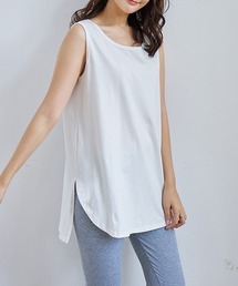 Coo+i（クーイ）の「裾ラウンドロングタンクトップ（タンクトップ）」