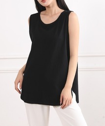 Coo+i（クーイ）の「裾ラウンドロングタンクトップ（タンクトップ）」