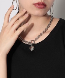 PAGEBOY（ページボーイ）の「ハートマンテルネックレス3（ネックレス）」