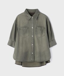 ツイルハーフスリーブシャツ