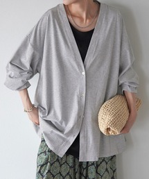 ひんやり 接触冷感 「超使える」 カーディガン