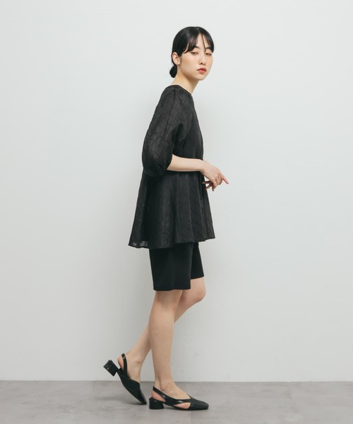 KBF(ケイビーエフ)の「パネルラインシアーブラウス(シャツ/ブラウス・レディース・ブラック/ブルー/アイボリー・ONE)」の15枚目の写真