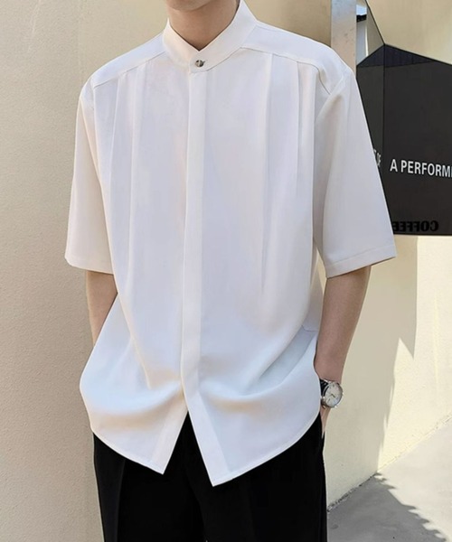 REBALANCE（リバランス）の「バンドカラー半袖シャツ（シャツ/ブラウス・メンズ・C/B/A・LARGE/MEDIUM）」の18枚目の写真