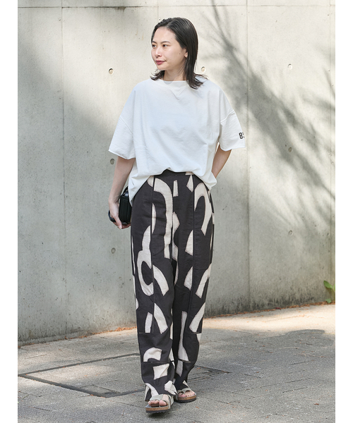パンツ JOURNAL STANDARD JOURNAL STANDARD パンツ VISアサキカプリントパンツ レディース