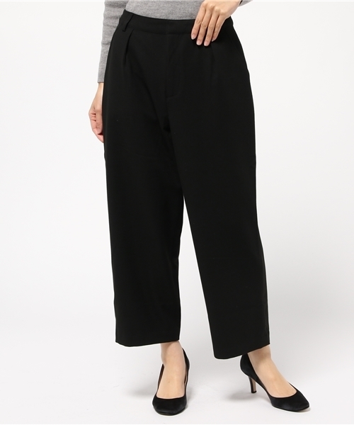 Discoat Parisien（ディスコートパリシアン）の「起毛ストライプワイドパンツ（その他パンツ・レディース・グレー/ネイビー/ブラック・MEDIUM/LARGE）」の2枚目の写真