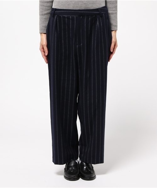 Discoat Parisien（ディスコートパリシアン）の「起毛ストライプワイドパンツ（その他パンツ・レディース・グレー/ネイビー/ブラック・MEDIUM/LARGE）」の11枚目の写真