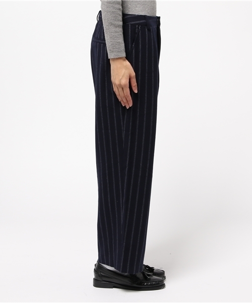 Discoat Parisien（ディスコートパリシアン）の「起毛ストライプワイドパンツ（その他パンツ・レディース・グレー/ネイビー/ブラック・MEDIUM/LARGE）」の12枚目の写真