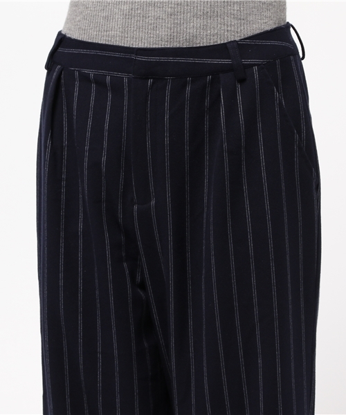 Discoat Parisien（ディスコートパリシアン）の「起毛ストライプワイドパンツ（その他パンツ・レディース・グレー/ネイビー/ブラック・MEDIUM/LARGE）」の6枚目の写真