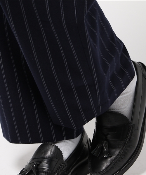 Discoat Parisien（ディスコートパリシアン）の「起毛ストライプワイドパンツ（その他パンツ・レディース・グレー/ネイビー/ブラック・MEDIUM/LARGE）」の9枚目の写真