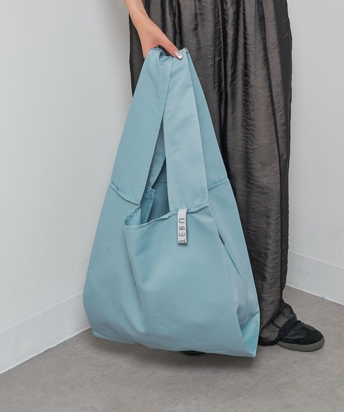 SETUP7(セットアップセブン)の「【SETUP7】クルリト ビッグデイリーバッグ TR-1282 TRW(エコバッグ/サブバッグ・レディース・ミント/イエロー/オフホワイト/ブラック/ベージュ・FREE)」の4枚目の写真