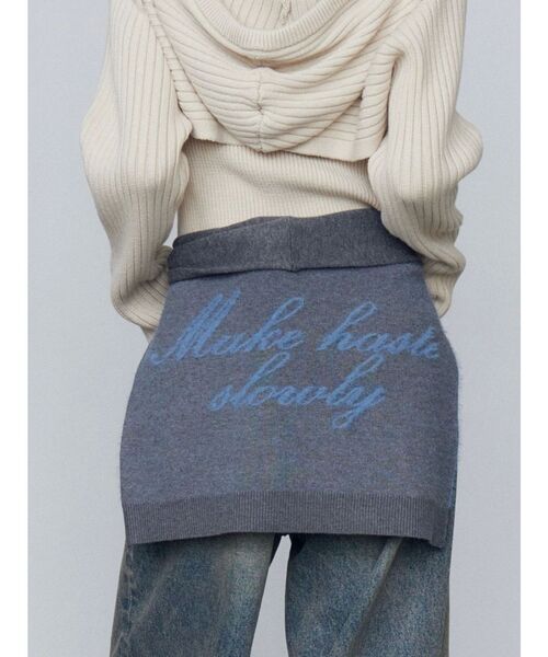 EMODA（エモダ）の「マルチウェイニットロゴベルト（ベルト・レディース・グレー/ブラック・FREE）」の11枚目の写真