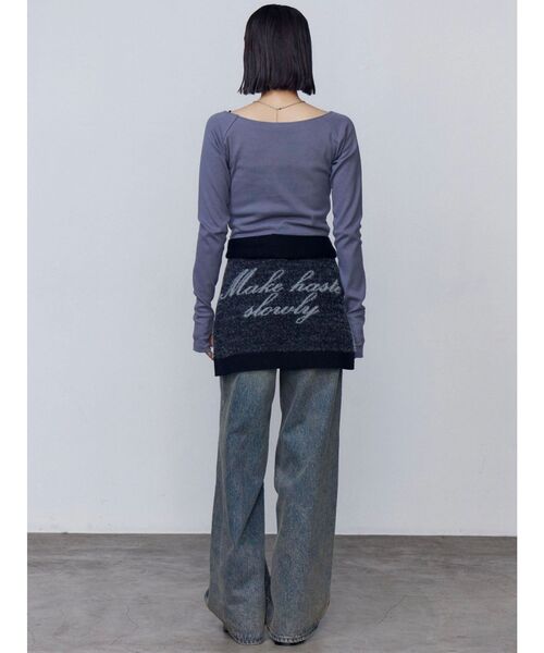 EMODA（エモダ）の「マルチウェイニットロゴベルト（ベルト・レディース・グレー/ブラック・FREE）」の14枚目の写真