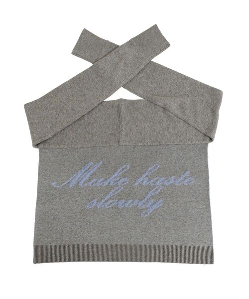 EMODA（エモダ）の「マルチウェイニットロゴベルト（ベルト・レディース・グレー/ブラック・FREE）」の6枚目の写真