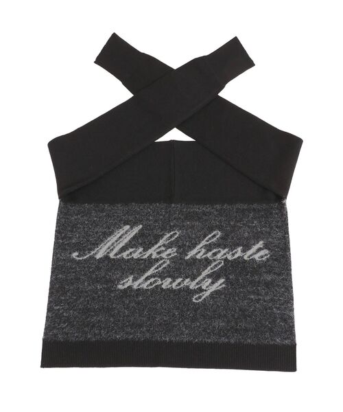 EMODA（エモダ）の「マルチウェイニットロゴベルト（ベルト・レディース・グレー/ブラック・FREE）」の7枚目の写真