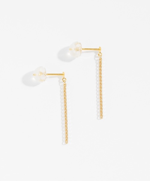 Jewel closet by L&Co.（ジュエルクローゼットバイエルアンドコー）の「K18 ピアス（ピアス（両耳用）・レディース・イエローゴールド・FREE）」の2枚目の写真