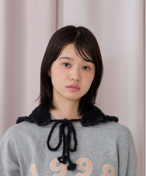 kaorinomori（カオリノモリ）の「kaorinomori ラブルバブーシュカ / カオリノモリ（ハット・レディース・ブラック/ピンク/ホワイト・FREE）」の3枚目の写真