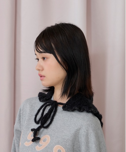 kaorinomori（カオリノモリ）の「kaorinomori ラブルバブーシュカ / カオリノモリ（ハット・レディース・ブラック/ピンク/ホワイト・FREE）」の10枚目の写真