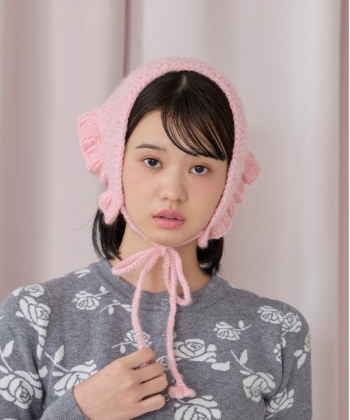 kaorinomori（カオリノモリ）の「kaorinomori ラブルバブーシュカ / カオリノモリ（ハット・レディース・ブラック/ピンク/ホワイト・FREE）」の15枚目の写真