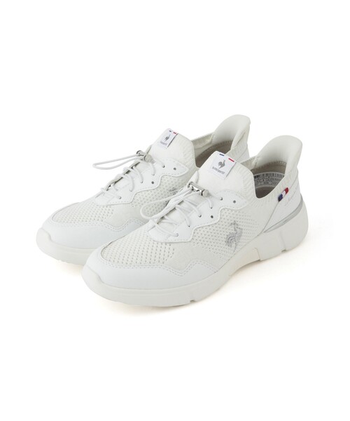 le coq sportif（ルコックスポルティフ）の「【le coq sportif/ルコックスポルティフ】【はっ水】ニットスニーカー(LCS ロワール)（スニーカー・レディース・ホワイト/ブラック・24.5cm/24.0cm/23.5cm）」の13枚目の写真