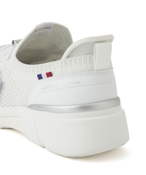 le coq sportif（ルコックスポルティフ）の「【le coq sportif/ルコックスポルティフ】【はっ水】ニットスニーカー(LCS ロワール)（スニーカー・レディース・ホワイト/ブラック・24.5cm/24.0cm/23.5cm）」の14枚目の写真
