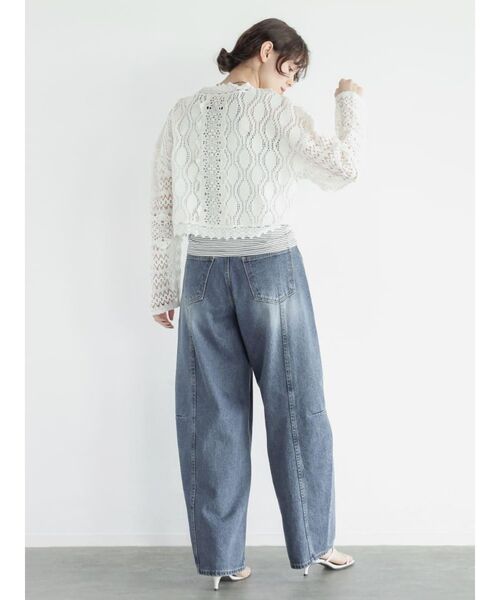 FIKA.(フィーカ)の「Cotton lace bolero(その他トップス・レディース・ブラック/ホワイト・MEDIUM)」の21枚目の写真