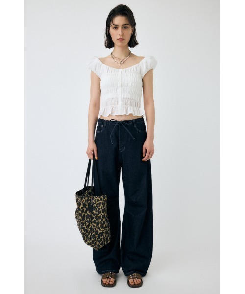OPEN NECK GATHER ブラウス（シャツ/ブラウス）｜MOUSSY